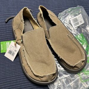 Men NWT Sanuk Vagabond Brown Shoes